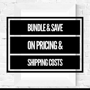 Bundle and save!!!
